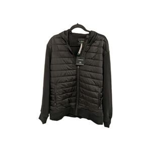 Algo Men's Performance Insulated Hybrid Puffer Jacket Black Medium M NWT
